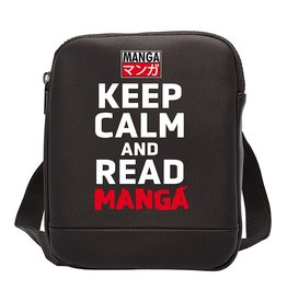 abysse corp Keep Calm  and Read Manga Messenger Bag