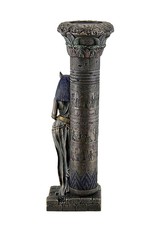 Veronese Design Giftware & Lifestyle - Egyptian Goddess Bastet Candlestick Veronese Design