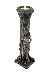 Veronese Design Giftware & Lifestyle - Egyptian Goddess Bastet Candlestick Veronese Design