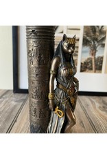 Veronese Design Giftware & Lifestyle - Egyptian Goddess Bastet Candlestick Veronese Design