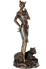 Veronese Design Giftware & Lifestyle - Egyptian Goddess Bastet with Panther Veronese Design