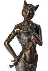 Veronese Design Giftware & Lifestyle - Egyptian Goddess Bastet with Panther Veronese Design