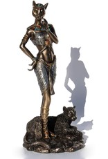 Veronese Design Giftware & Lifestyle - Egyptian Goddess Bastet with Panther Veronese Design