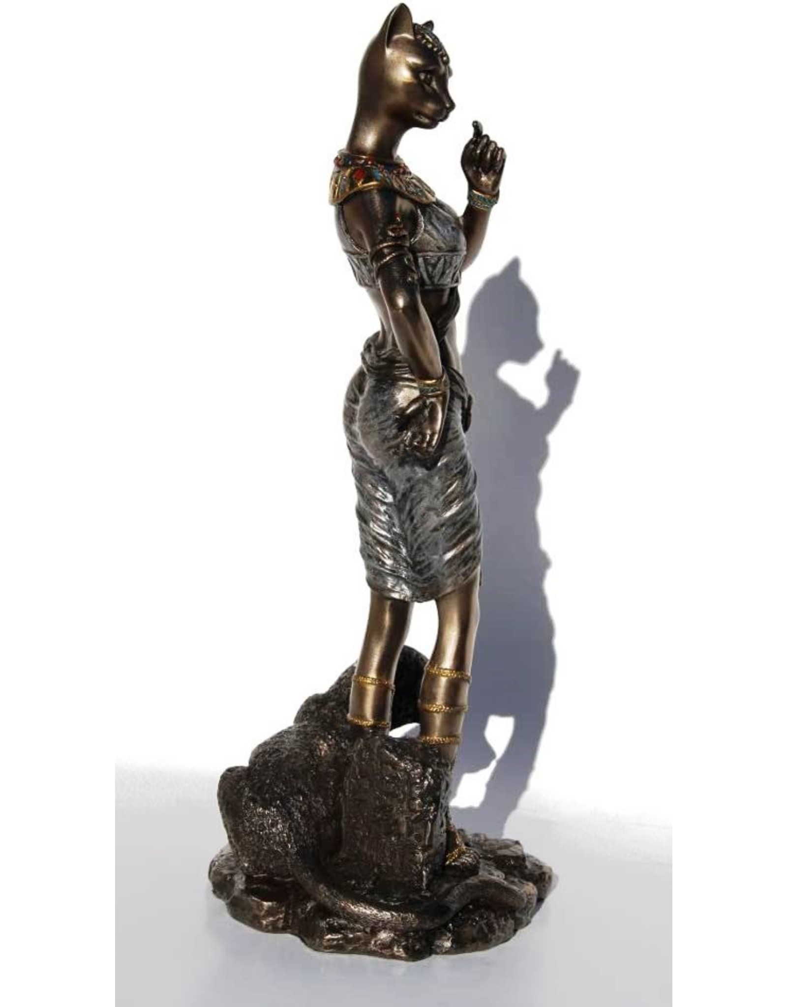 Veronese Design Giftware & Lifestyle - Egyptian Goddess Bastet with Panther Veronese Design