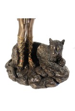 Veronese Design Giftware & Lifestyle - Egyptian Goddess Bastet with Panther Veronese Design