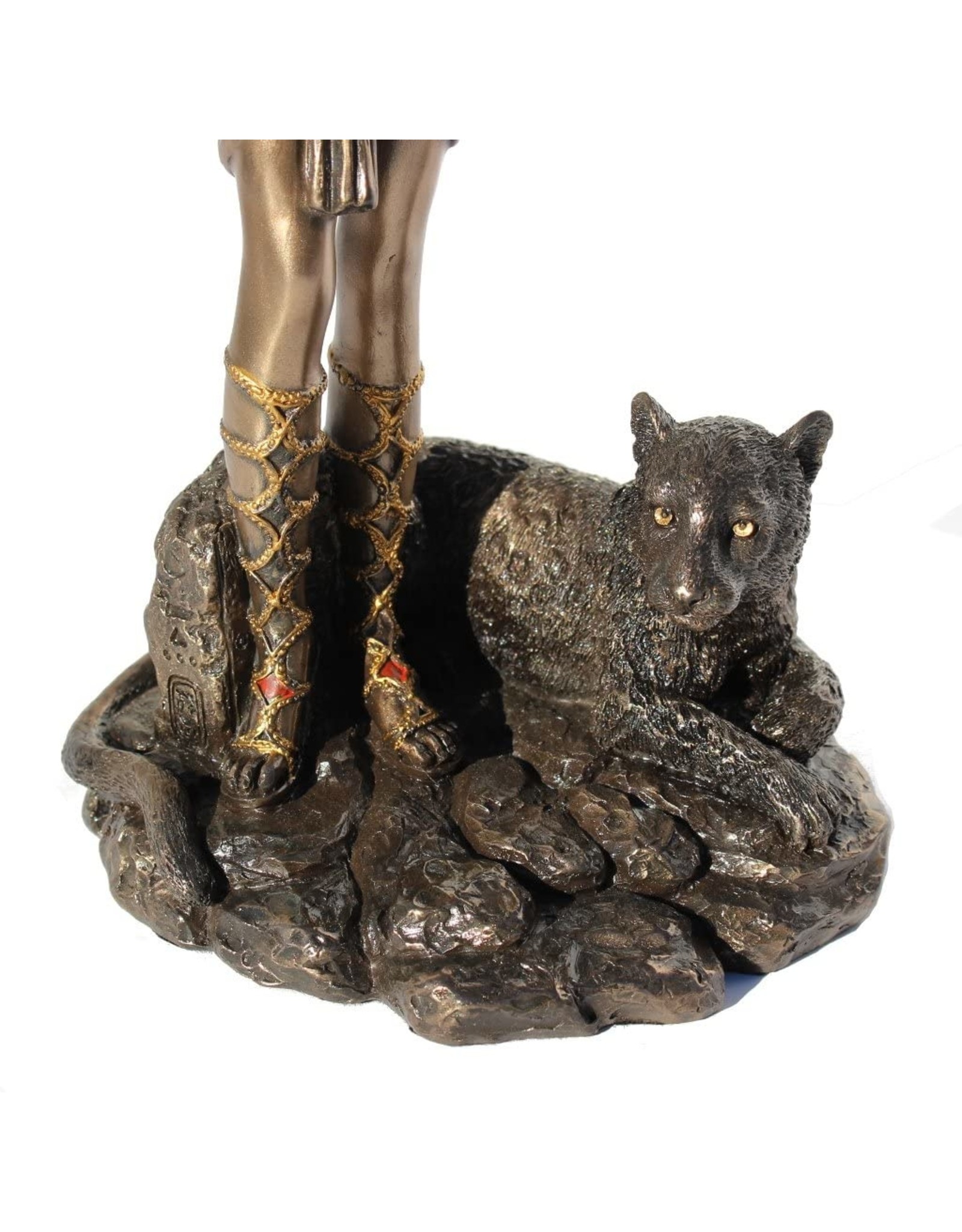 Veronese Design Giftware & Lifestyle - Egyptian Goddess Bastet with Panther Veronese Design