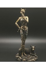 Veronese Design Giftware & Lifestyle - Egyptian Goddess Bastet with Panther Veronese Design