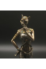 Veronese Design Giftware & Lifestyle - Egyptian Goddess Bastet with Panther Veronese Design