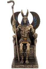 Veronese Design Giftware & Lifestyle - Egyptian God Anubis on the Throne Veronese Design