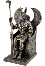 Veronese Design Giftware & Lifestyle - Egyptian God Anubis on the Throne Veronese Design