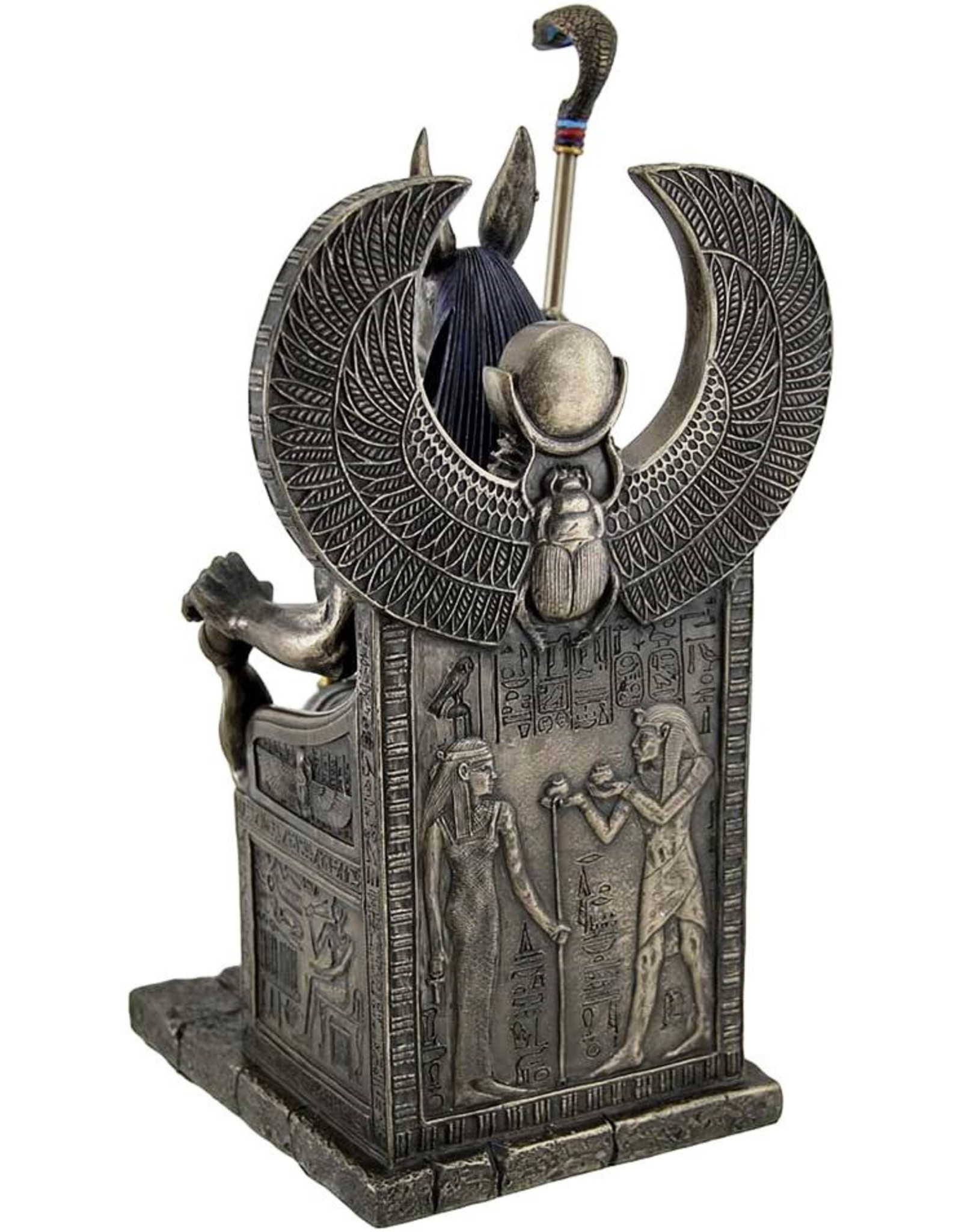 Veronese Design Giftware & Lifestyle - Egyptische God Anubis op de Troon Veronese Design