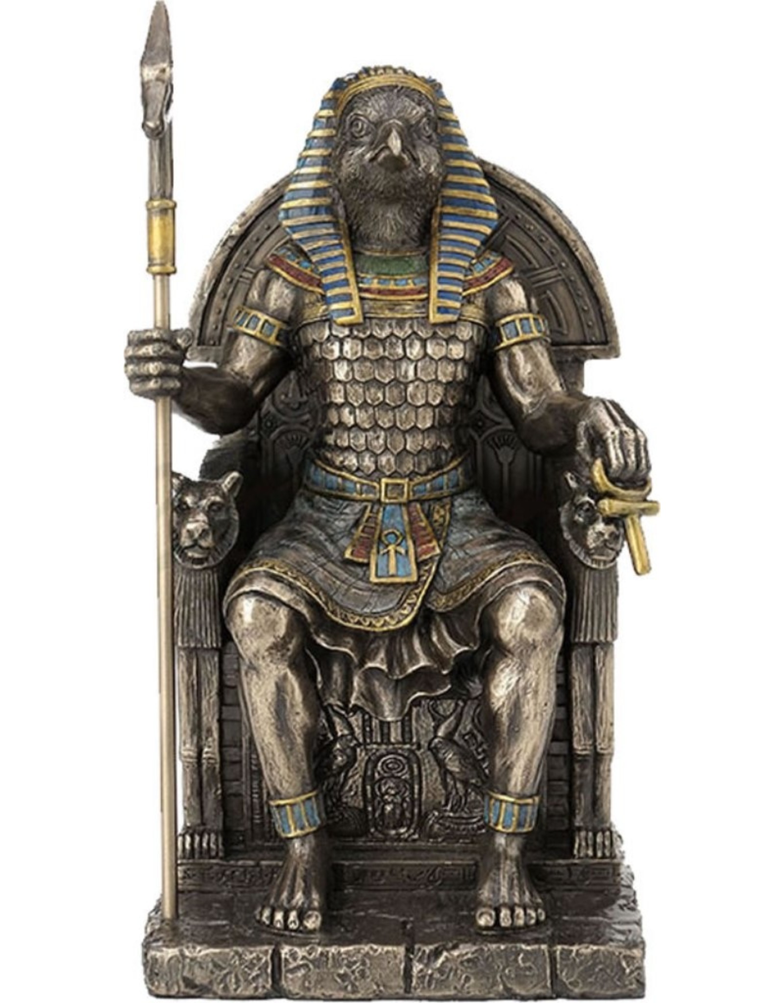 Veronese Design Giftware & Lifestyle - Egyptian God Horus on the Throne Veronese Design