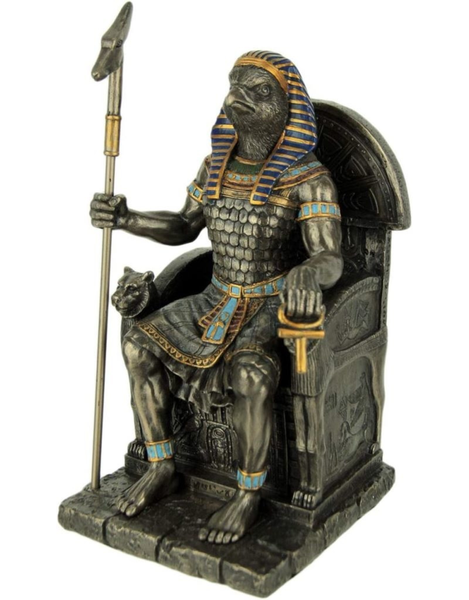 Veronese Design Giftware & Lifestyle - Egyptian God Horus on the Throne Veronese Design