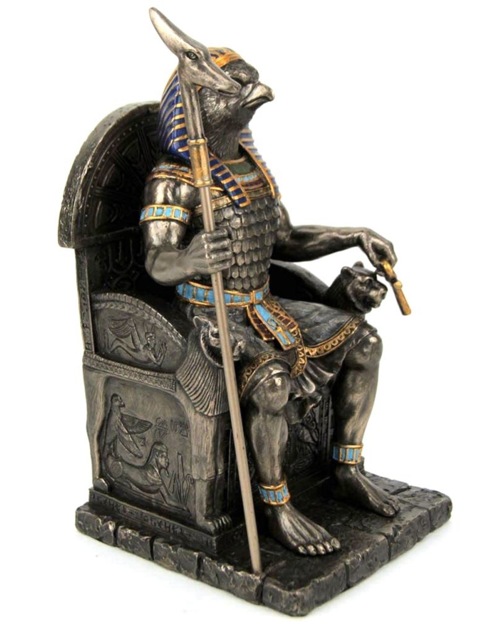 Veronese Design Giftware & Lifestyle - Egyptian God Horus on the Throne Veronese Design