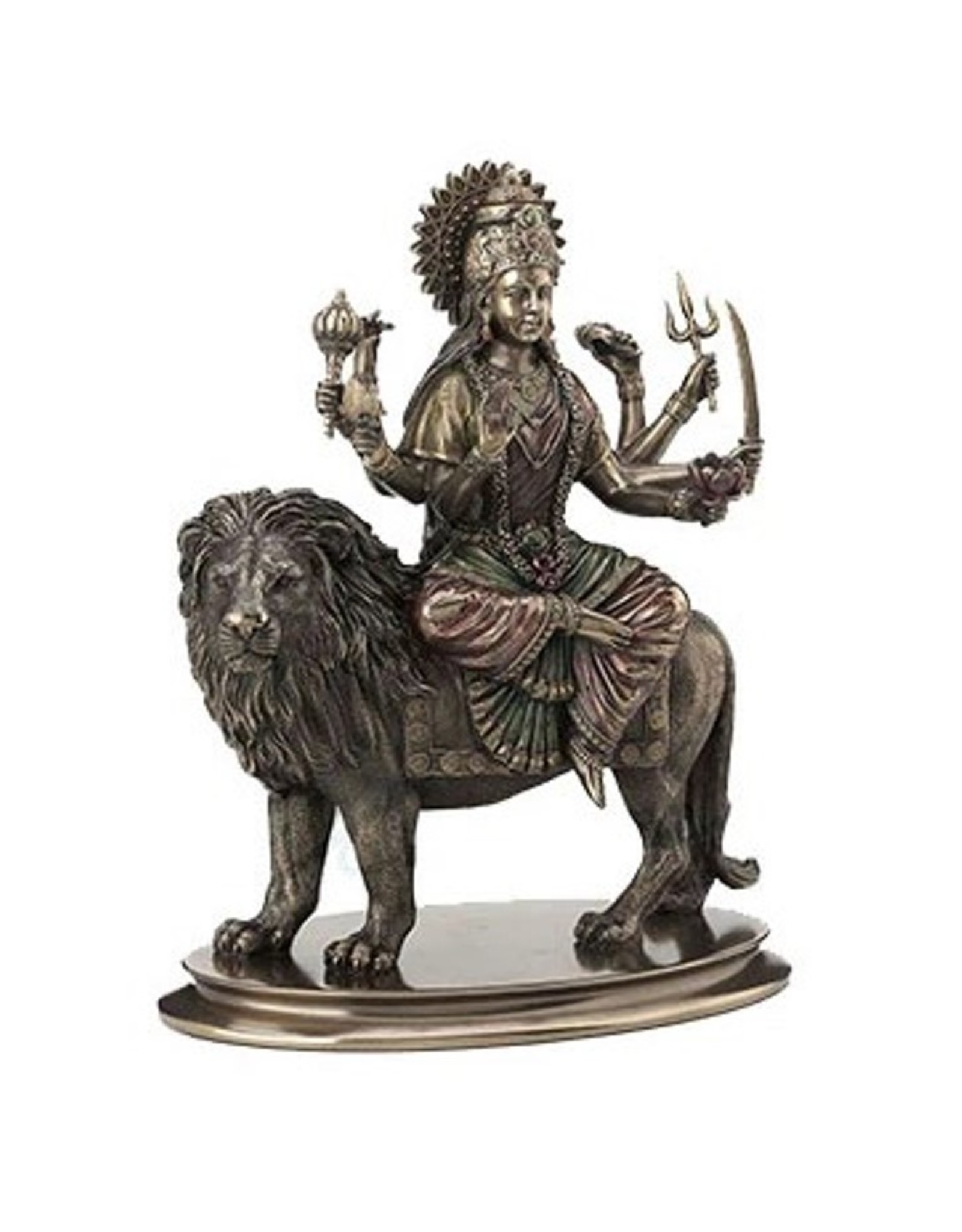 Veronese Design Giftware Figurines Collectables - Durga Hindu Mother Goddess Veronese Design
