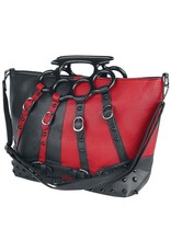 Poizen Industries Gothic tassen Steampunk tassen - Harley Boksbeugel Handtas Poizen Industries