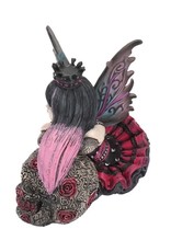 NemesisNow Giftware & Lifestyle - Little Shadows Lolita Gothic Fee en Suikerschedel Beeldje