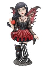 NemesisNow Giftware & Lifestyle - Little Shadows Hazel Gothic Cat Fairy Figurine