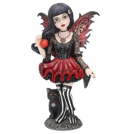 NemesisNow Little Shadows Hazel Gothic Cat Fairy Figurine