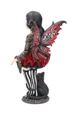 NemesisNow Giftware & Lifestyle - Little Shadows Hazel Gothic Cat Fairy Figurine