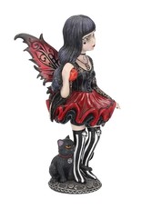 NemesisNow Giftware & Lifestyle - Little Shadows Hazel Gothic Cat Fee Beeldje