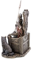 Veronese Design Giftware & Lifestyle - Odin with Wolves Sitting on the Throne Veronese Design