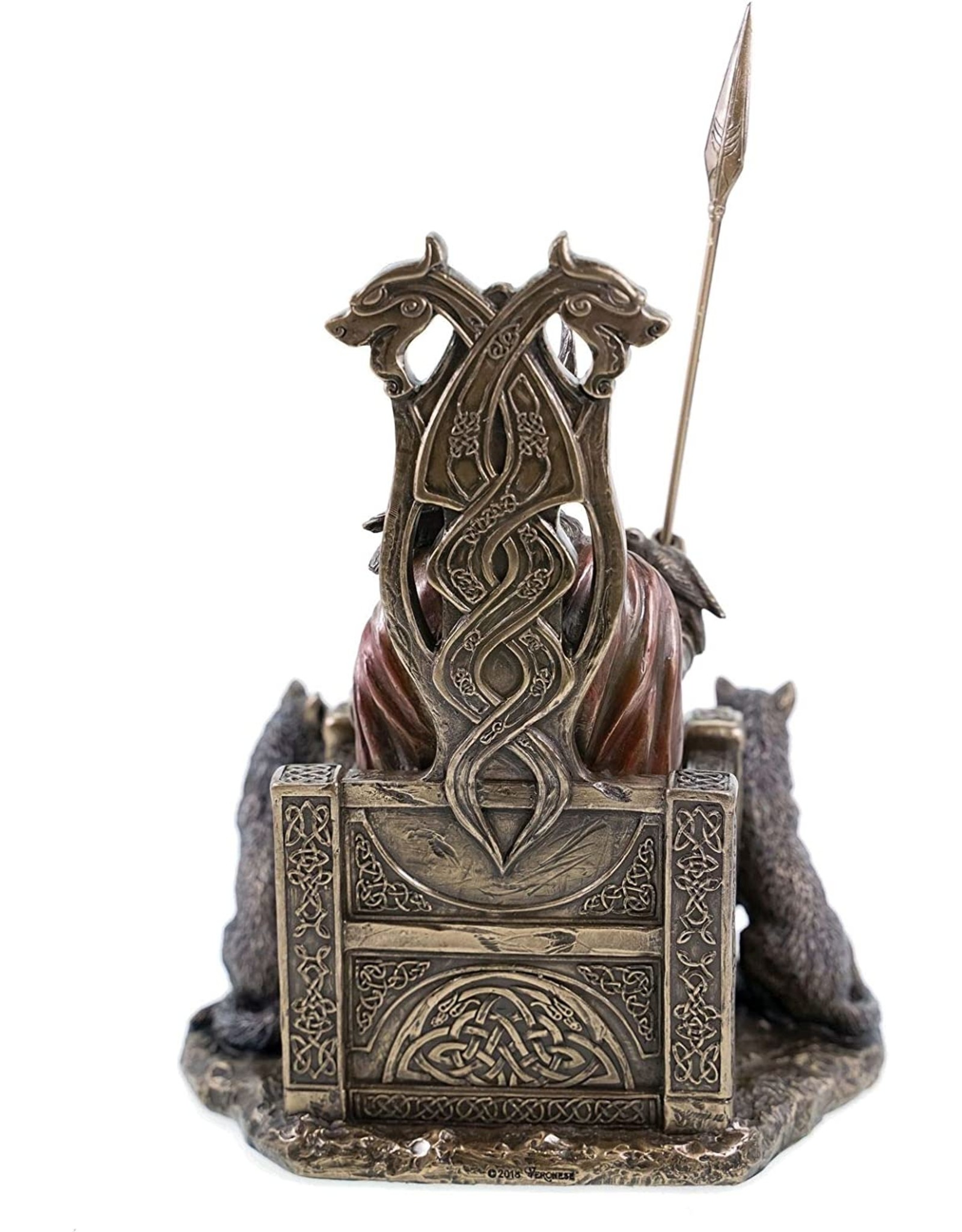 Veronese Design Giftware & Lifestyle - Odin with Wolves Sitting on the Throne Veronese Design