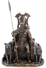 Veronese Design Giftware & Lifestyle - Odin with Wolves Sitting on the Throne Veronese Design