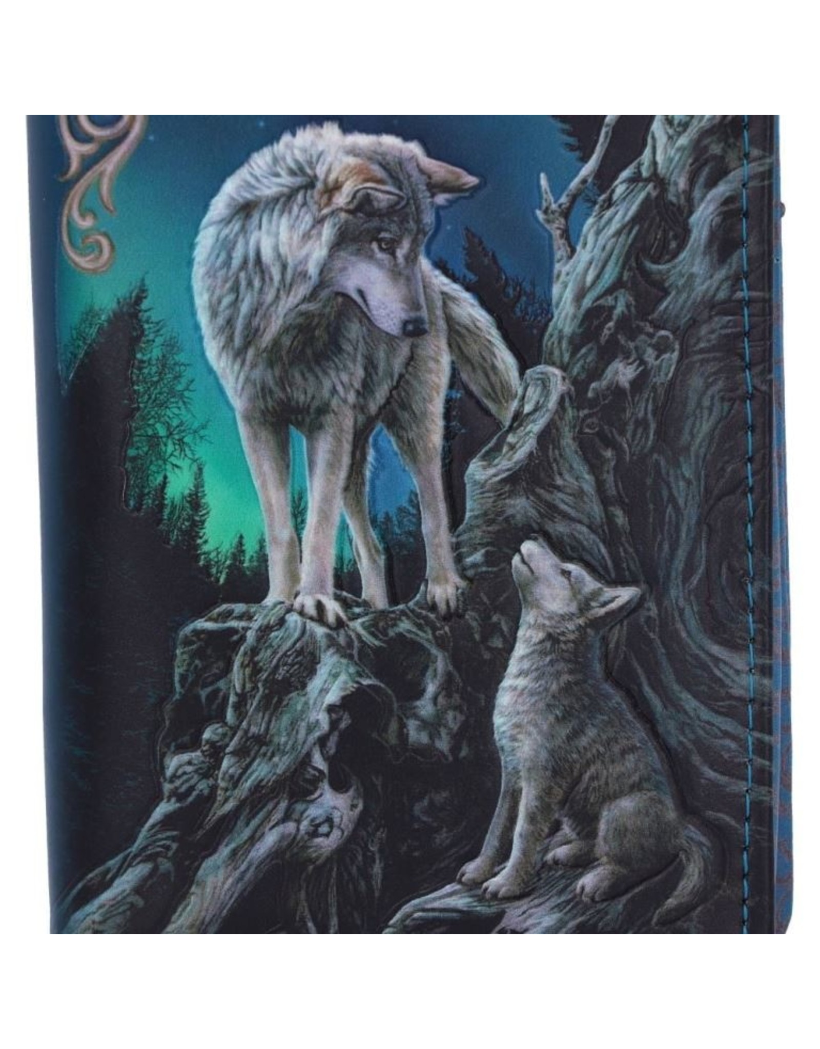 Nemesis Now White Wolf on The Moon Wolves Ornament