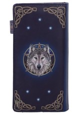 NemesisNow Gothic portemonnees - Wild One Wolf Reliëf Portemonnee Lisa Parker