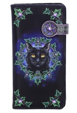 NemesisNow Gothic wallets and purses - The Charmed One Pentagram Cat Embossed Purse Lisa Parker