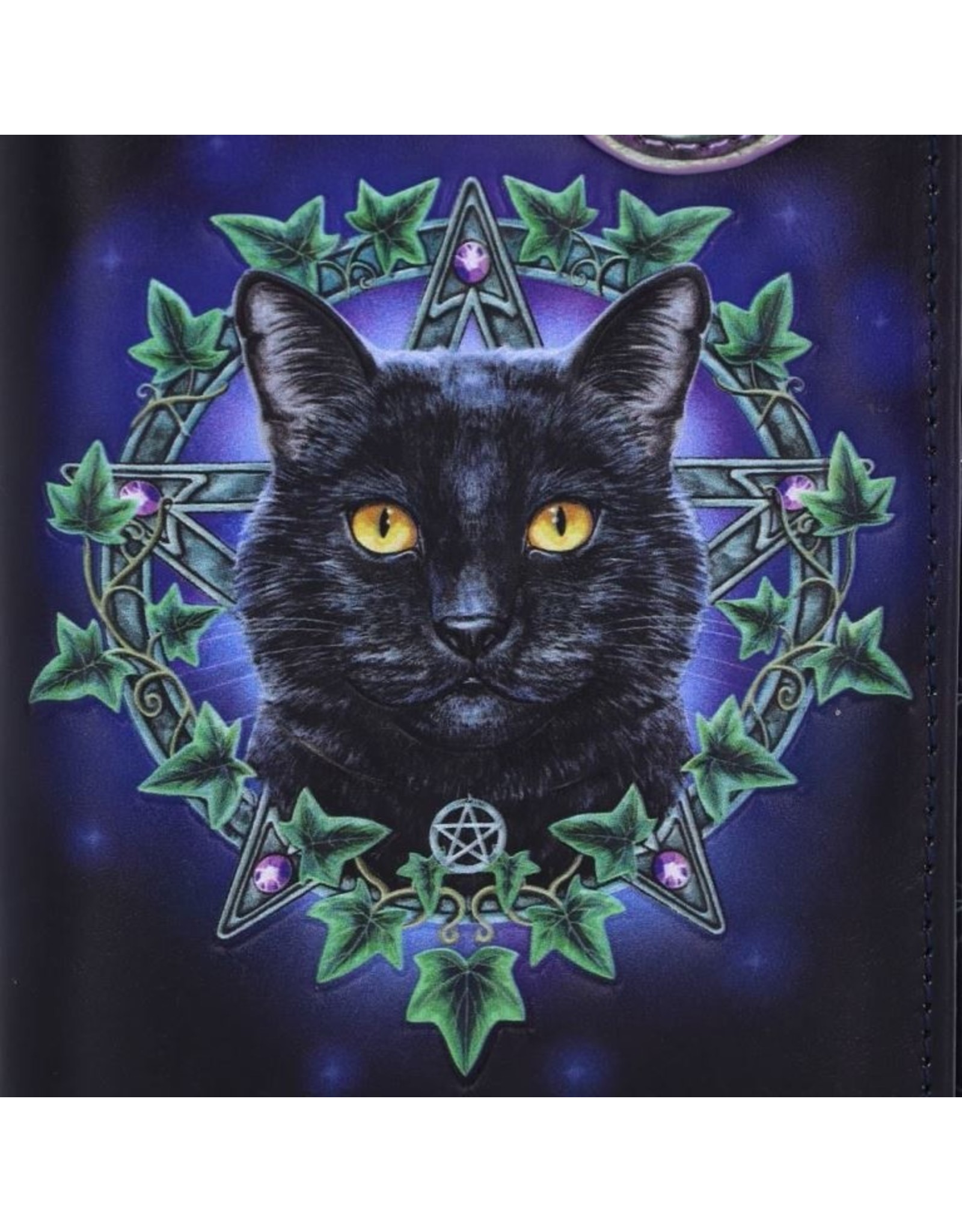 NemesisNow Gothic wallets and purses - The Charmed One Pentagram Cat Embossed Purse Lisa Parker