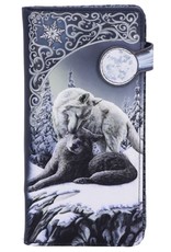 NemesisNow Gothic wallets and purses - Snow Kisses Wolf Embossed Purse Lisa Parker