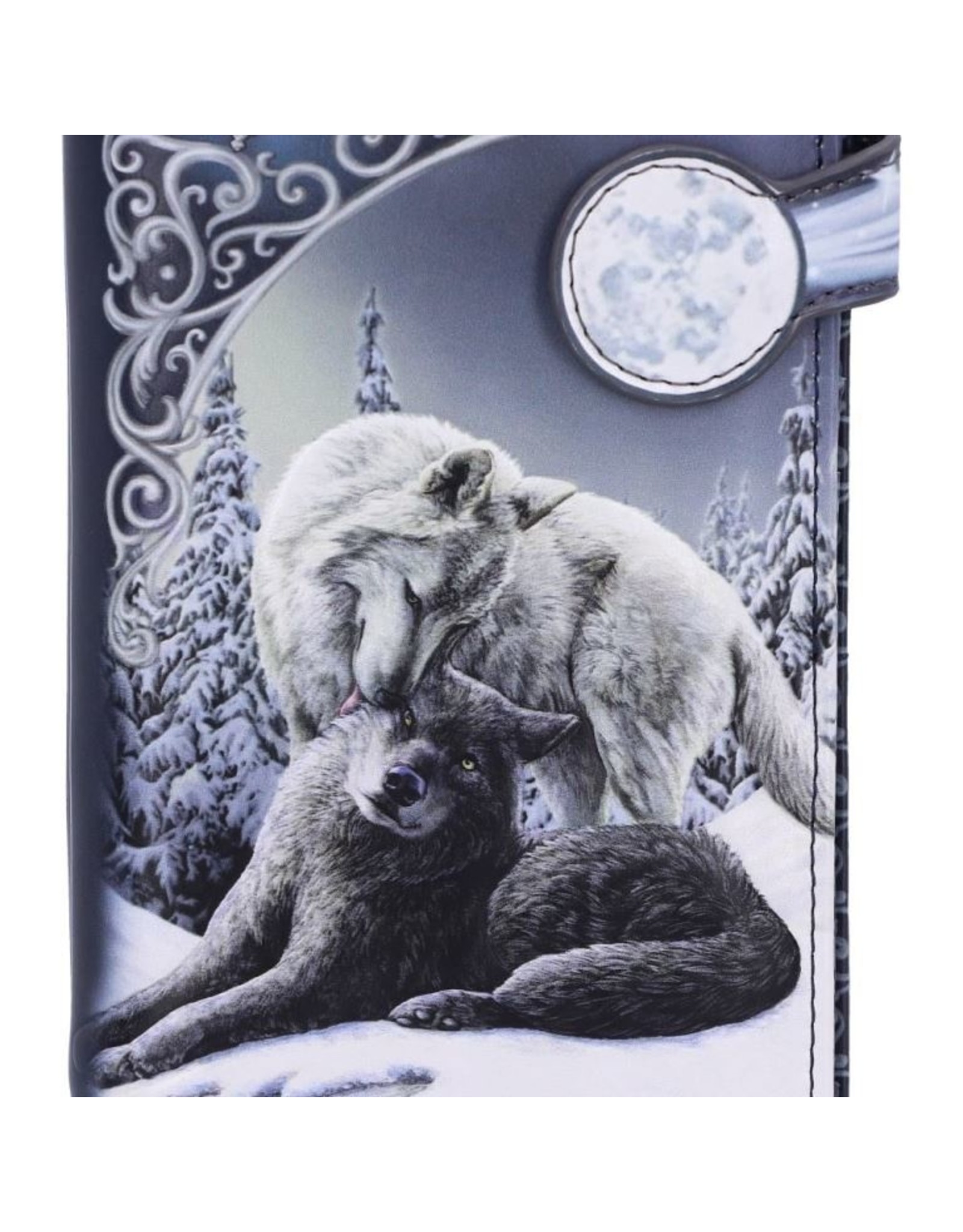 NemesisNow Gothic wallets and purses - Snow Kisses Wolf Embossed Purse Lisa Parker