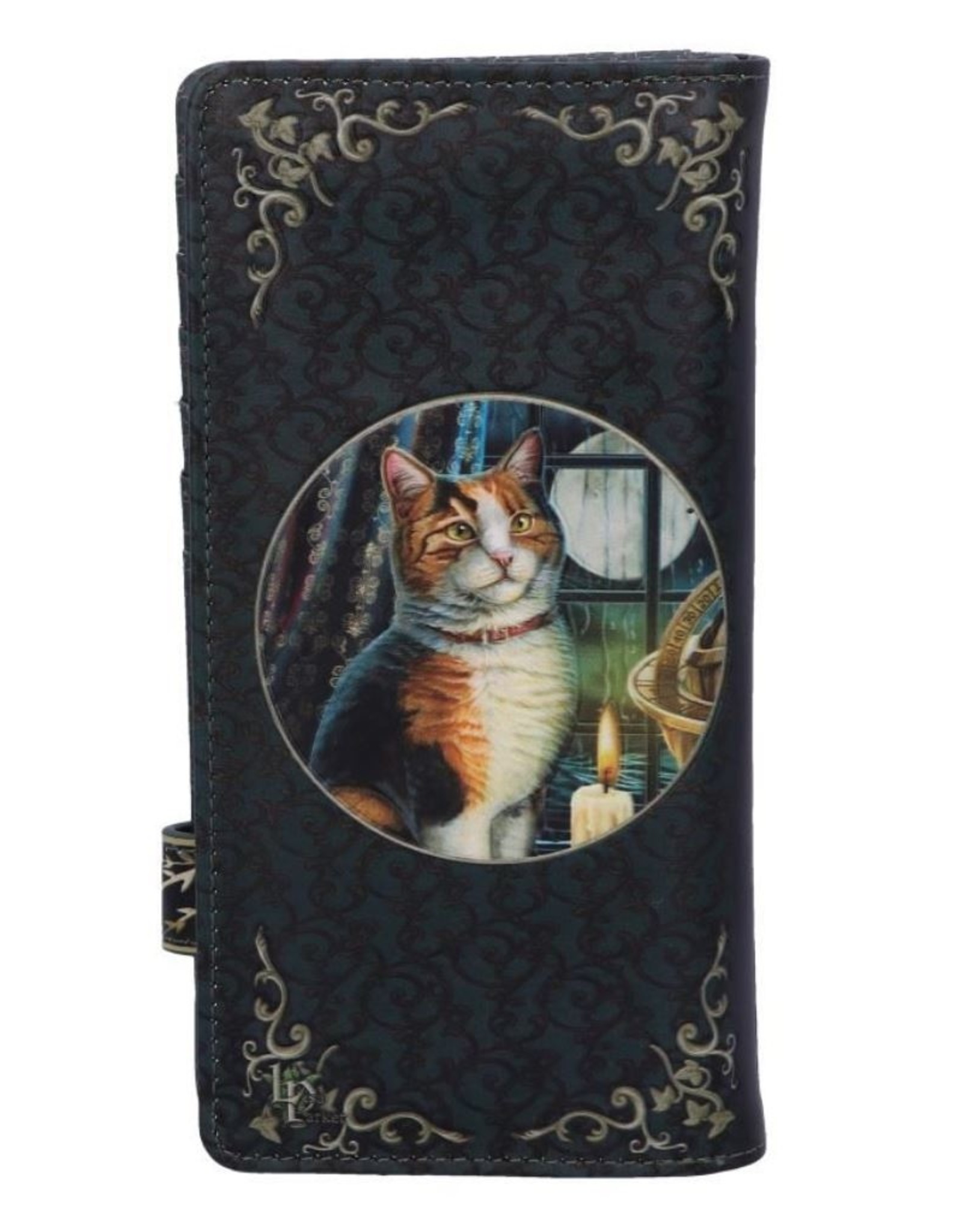 NemesisNow Gothic wallets and purses - Lisa Parker Adventure Awaits Calico Cat Ship Embossed Purse