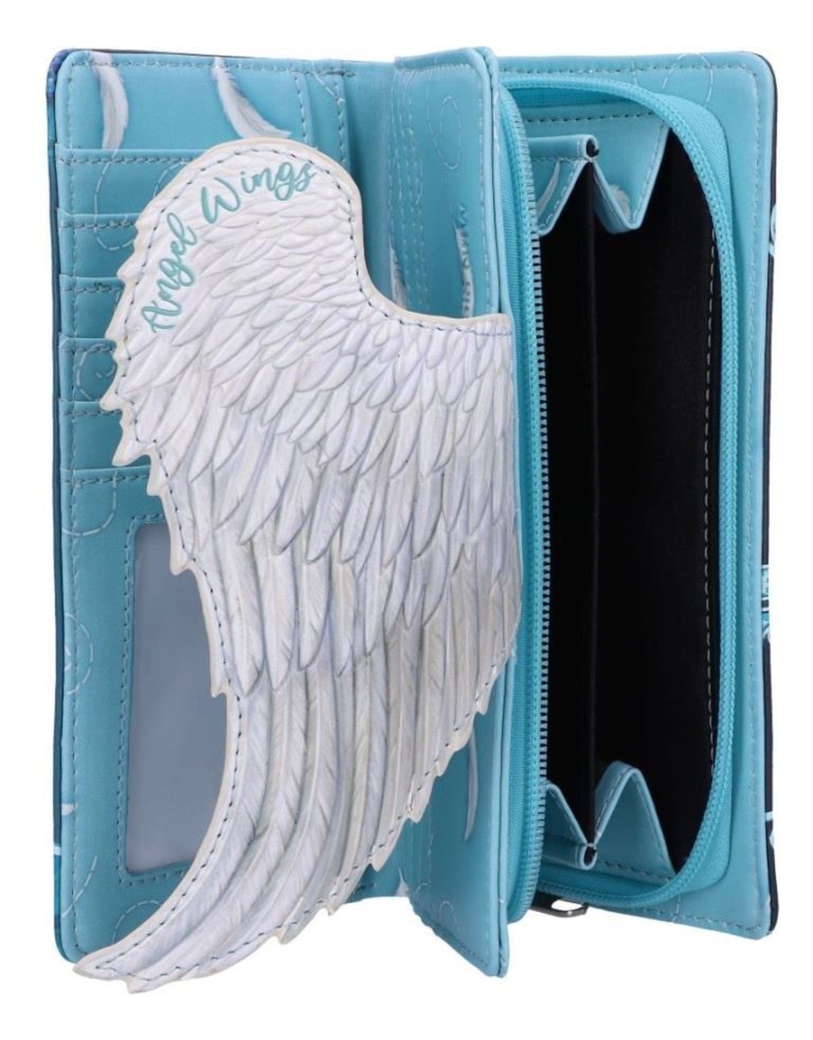 NemesisNow Gothic wallets and purses - Angel Wings Embossed Purse Nemesis Now