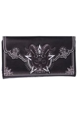 NemesisNow Gothic wallets and purses - Pawzuph Baphomet Cat Embossed Purse