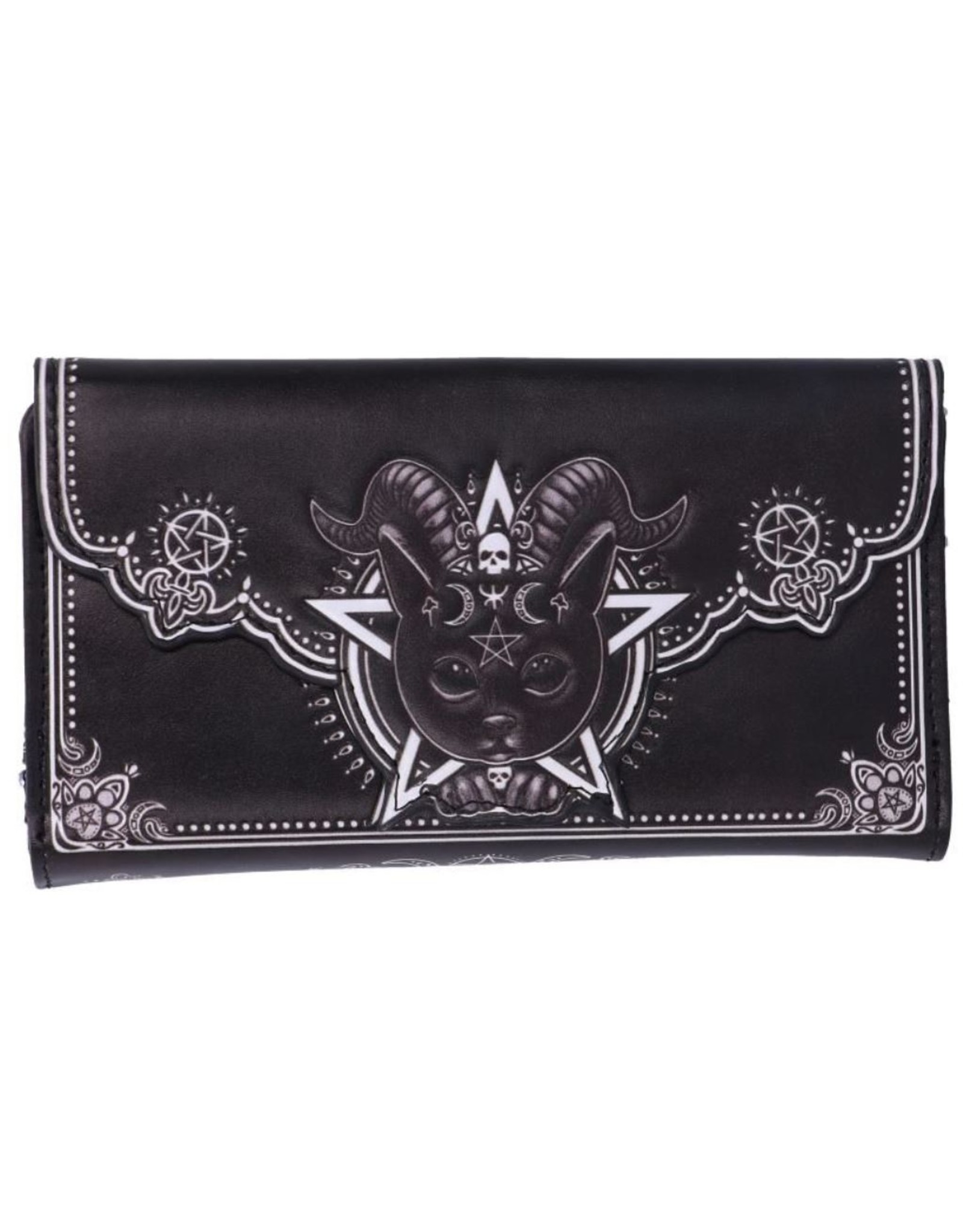 NemesisNow Gothic wallets and purses - Pawzuph Baphomet Cat Embossed Purse