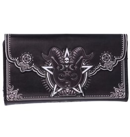 NemesisNow Pawzuph Baphomet Cat Embossed Purse