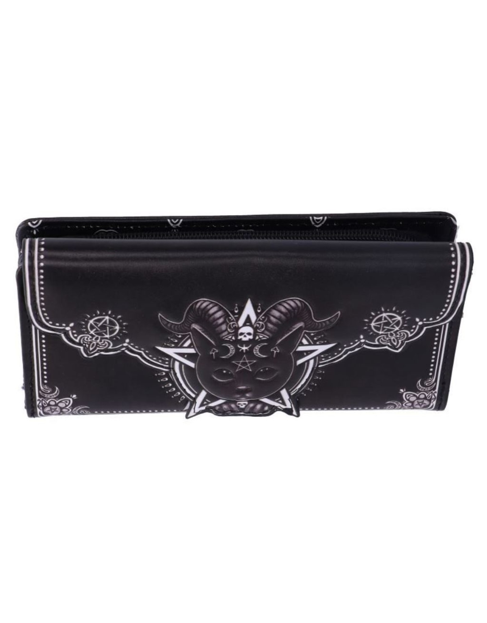 NemesisNow Gothic wallets and purses - Pawzuph Baphomet Cat Embossed Purse