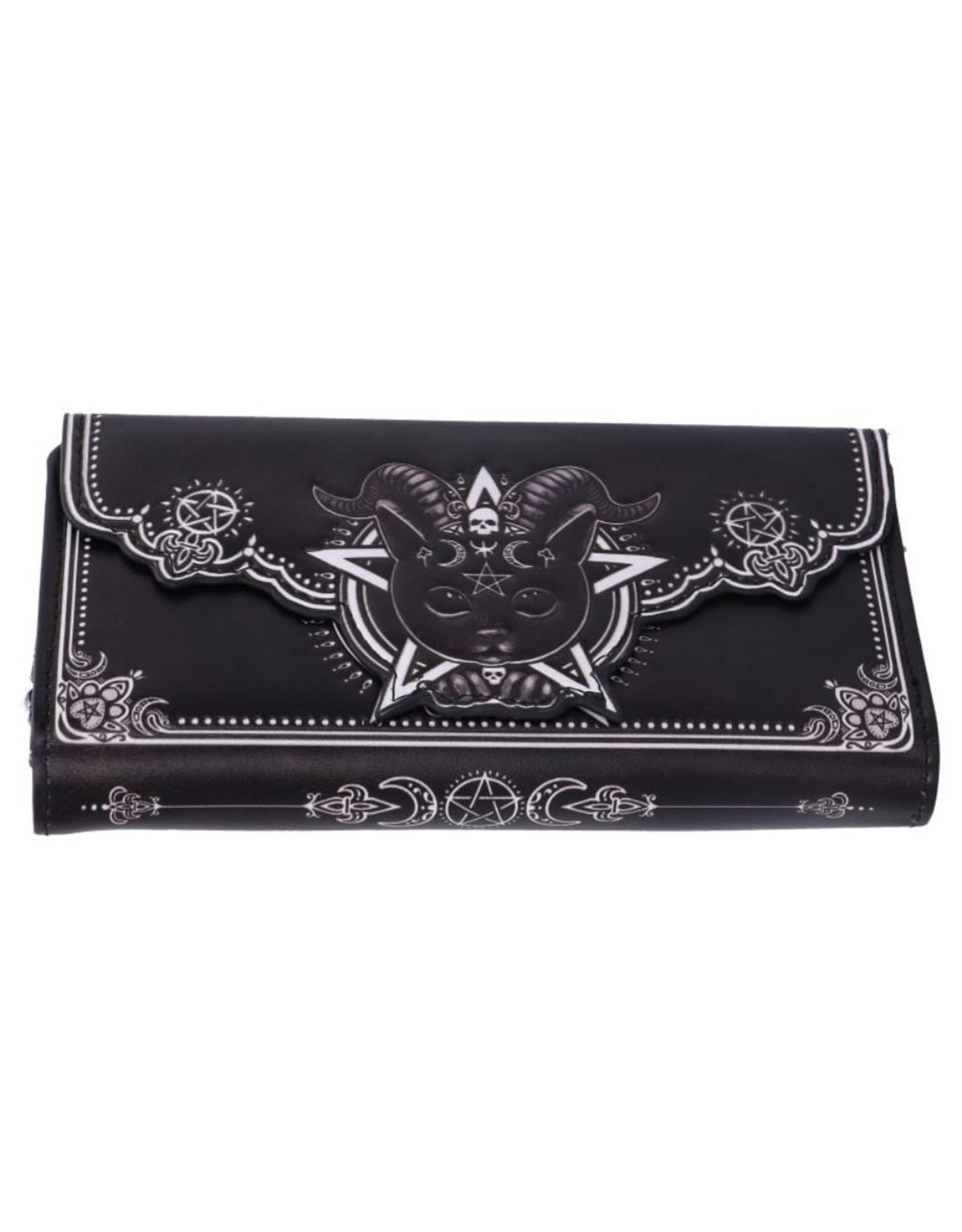 NemesisNow Gothic wallets and purses - Pawzuph Baphomet Cat Embossed Purse