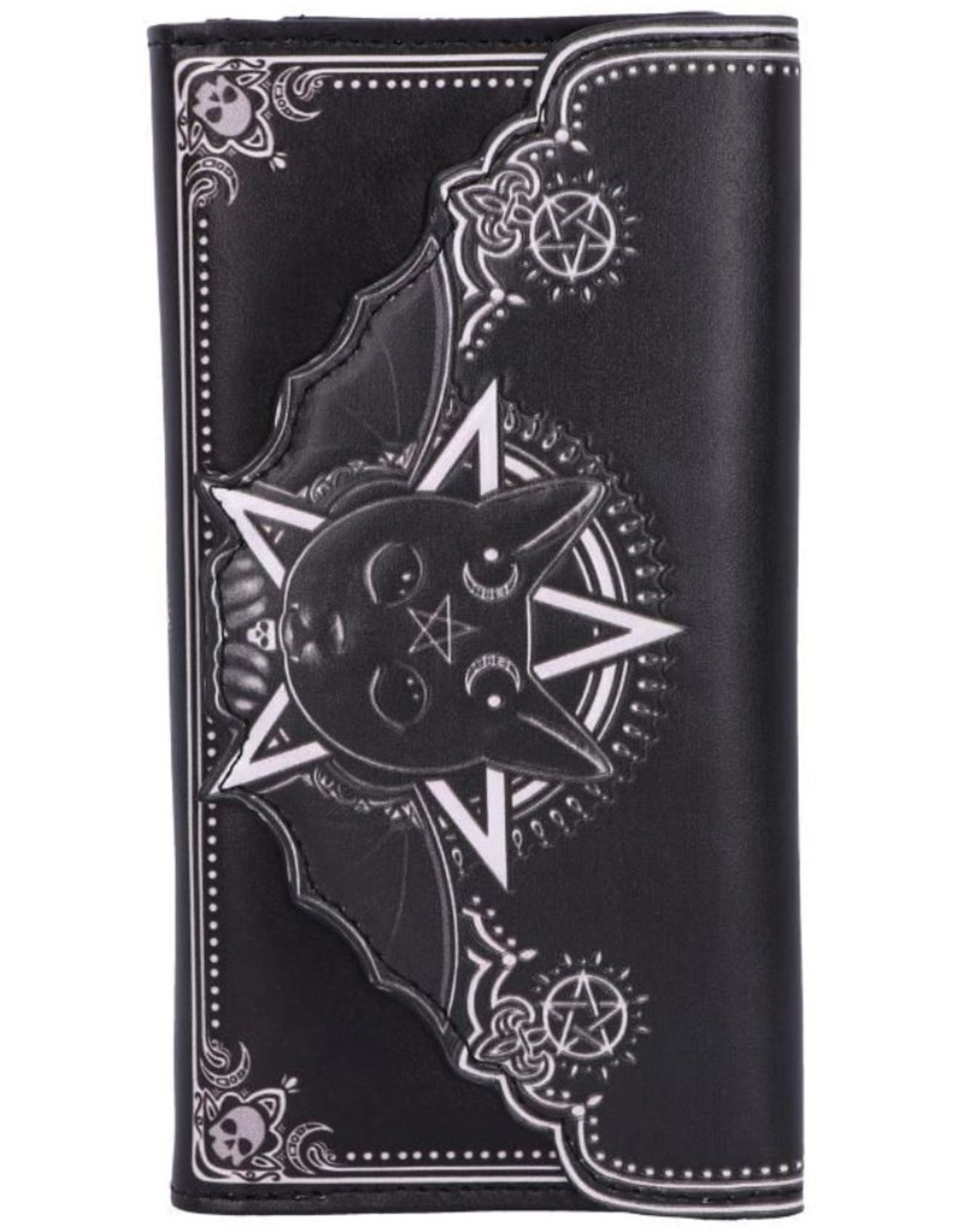 NemesisNow Gothic wallets and purses - Malpuss Vampire Cat Embossed Purse