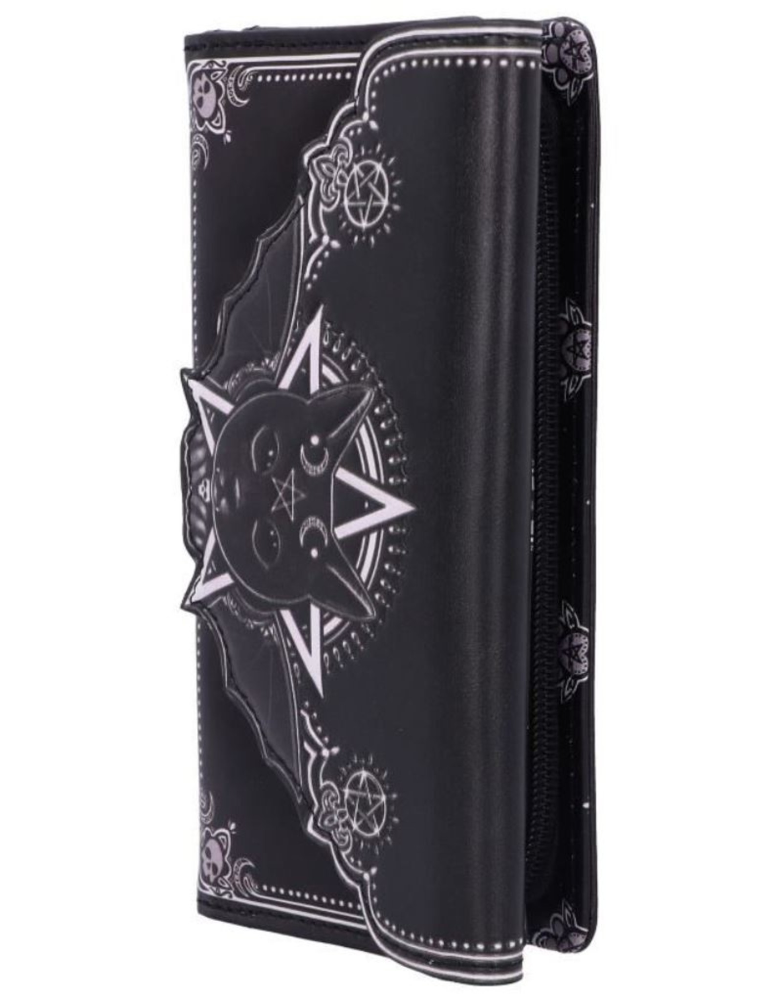 NemesisNow Gothic wallets and purses - Malpuss Vampire Cat Embossed Purse