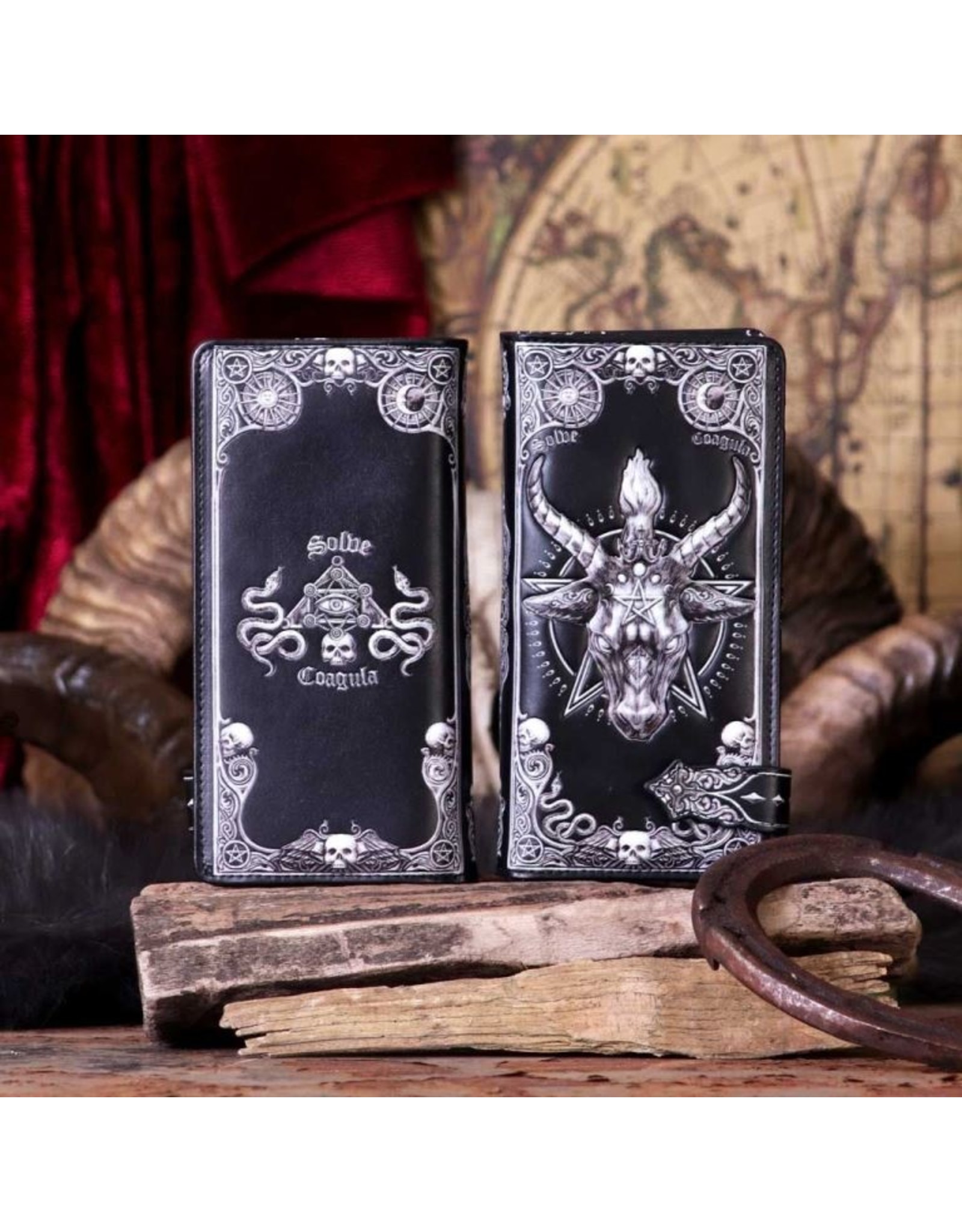 NemesisNow Gothic wallets and purses - Baphomet Embossed Purse Nemesis Now