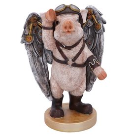 Alator Steampunk Pig Pilot figurine Porky Pilot 23cm