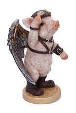 Alator Giftware Figurines Collectables - Steampunk Pig Pilot figurine Porky Pilot 23cm