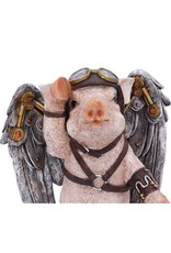 Alator Giftware Beelden Collectables - Steampunk Varken Piloot beeldje Porky Pilot 23cm