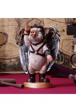 Alator Giftware Beelden Collectables - Steampunk Varken Piloot beeldje Porky Pilot 23cm