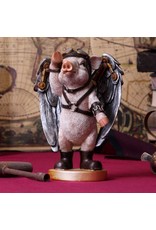 Alator Giftware Figurines Collectables - Steampunk Pig Pilot figurine Porky Pilot 23cm