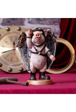 Alator Giftware Figurines Collectables - Steampunk Pig Pilot figurine Porky Pilot 23cm